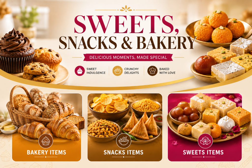 Sweets, Snacks & Bakery